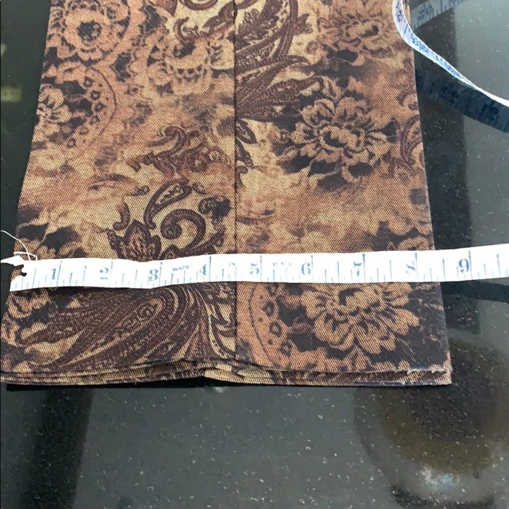 Beautiful Brown Floral Slacks - Picture 8 of 10